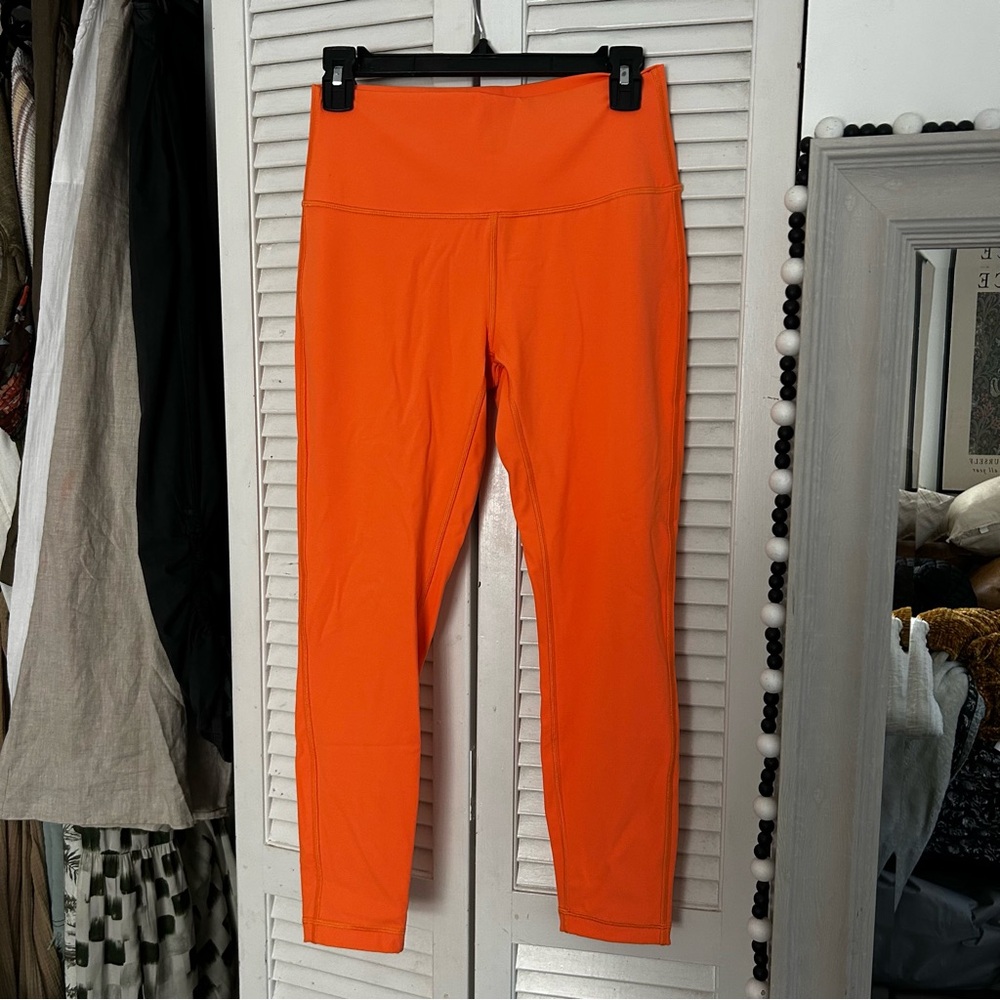 lululemon athletica Orange Leggings